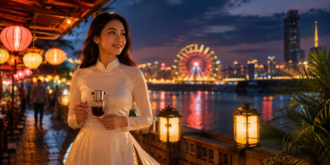 Không khí sôi động tại Sài Gòn với bàn roulette và cà phê Việt Nam