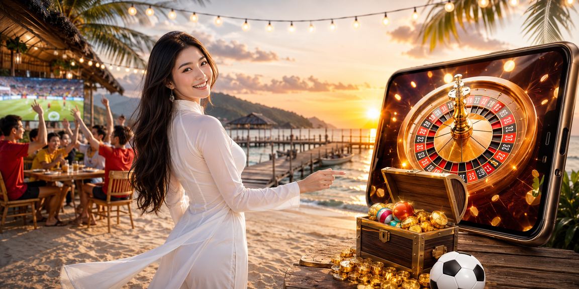 Giao diện đặt cược casino trực tuyến Việt Nam trên thiết bị di động